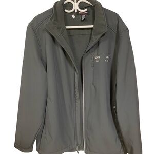 Men's Grey Kirkland Fleece Lined Fall Coat